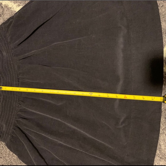 Anthro A-Line velour skirt - Picture 4 of 7